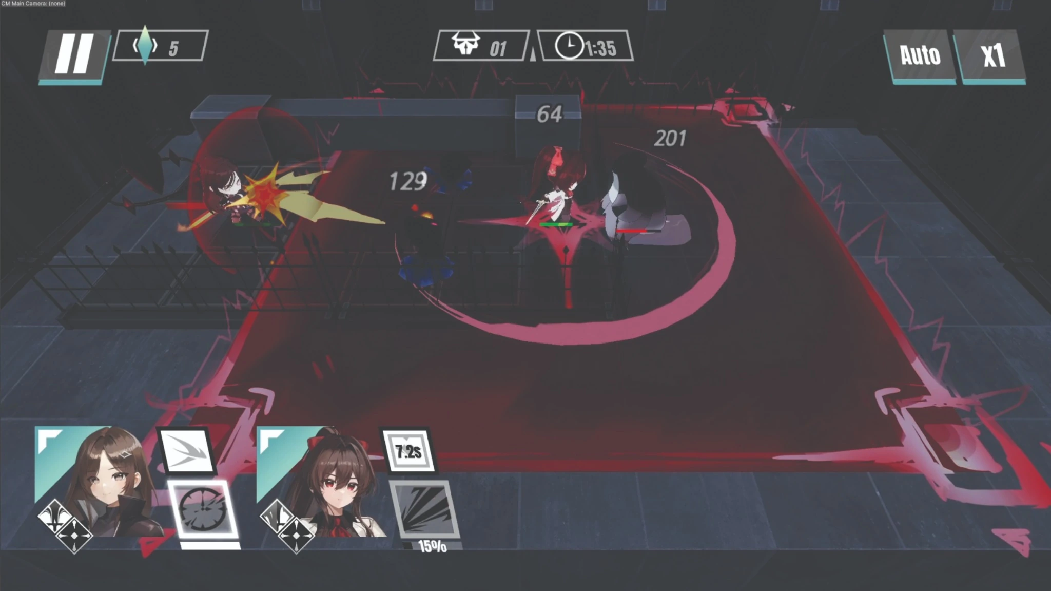 Guardian deployment and combat